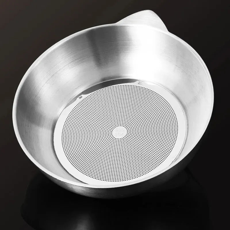 2/1.5L Oil Filter Fry Basket Oil Storage Can Pot Stainless Steel with Basket and Lid Deep Fryer Multifunctional Deep Frying Pot